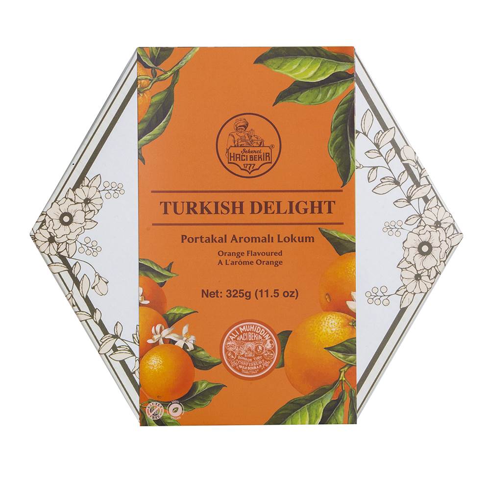 TURKISH DELIGHT WITH ORANGE FLAVOURED