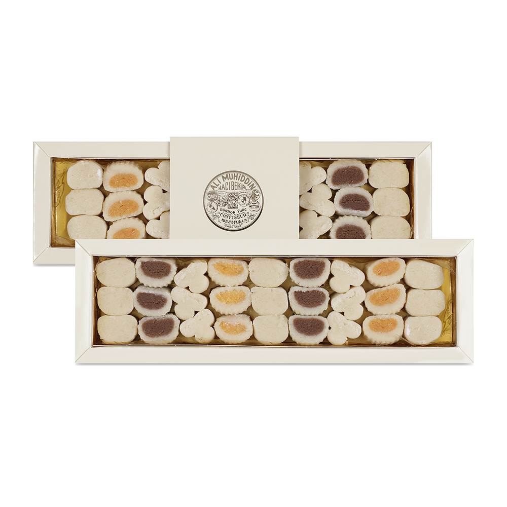 ALMOND PASTE ASSORTED (PLAIN/WITH MASTIC/WITH CHOCOLATE & ORANGE CENTER)