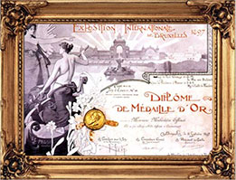 1897 Brüksel Fuarı, altın
