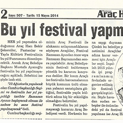 15.05.2014-Araç Haber